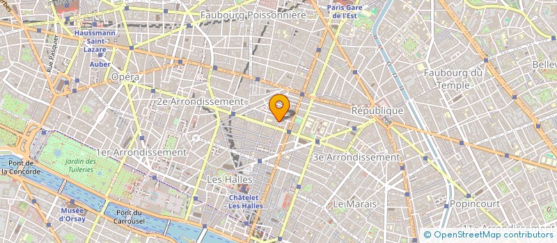 localisation de l'entreprise LES 3 MOUSQUETAIRES  PARIS