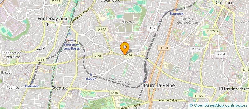 localisation de l'entreprise LES 3 MOUSQUETONS à BAGNEUX