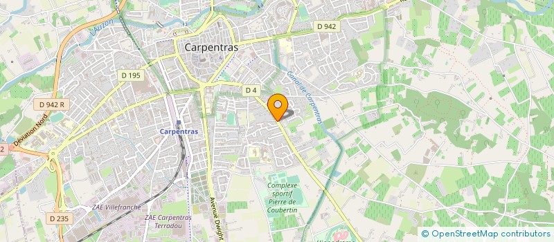 localisation de l'entreprise LES 3 MURIERS à CARPENTRAS