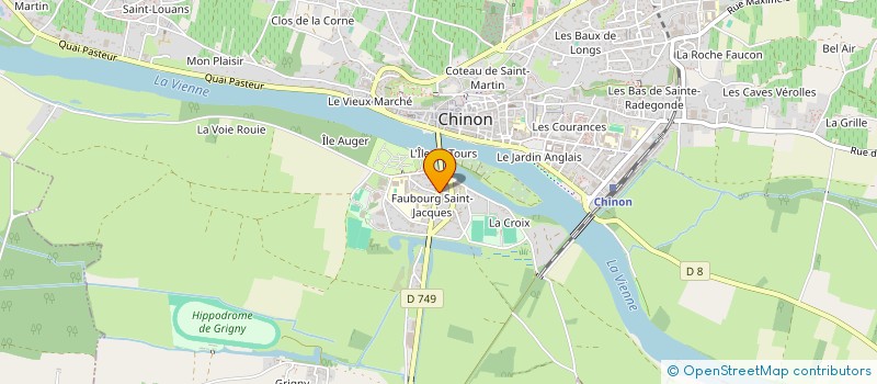 localisation de l'entreprise LES 3 NENETTES  CHINON