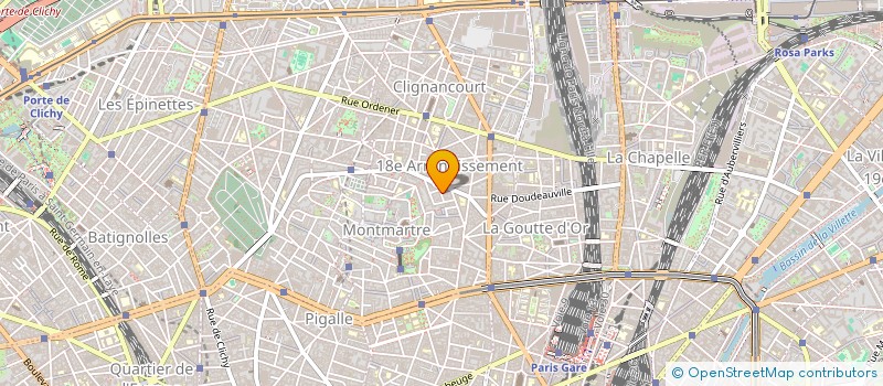 localisation de l'entreprise LES 3 NEUFS  PARIS