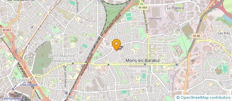 localisation de l'entreprise LES 3 OEILLETS  MONS-EN-BARUL