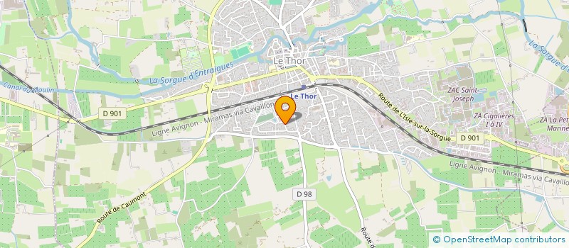 localisation de l'entreprise LES 3 OLIVIERS à LA CROIX-VALMER
