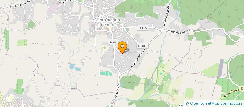 localisation de l'entreprise LES 3 OUS  SAINT-QUENTIN-LA-POTERIE