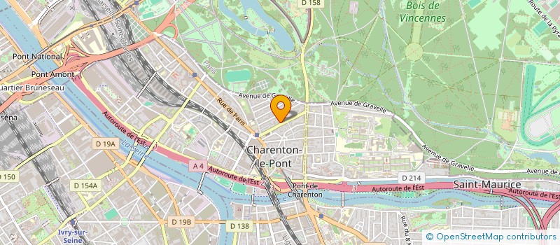 localisation de l'entreprise LES 3 OUVRIERS DE FRANCE  CHARENTON-LE-PONT