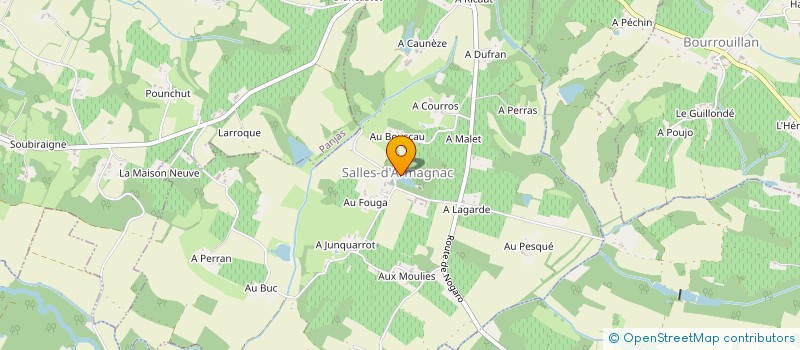 localisation de l'entreprise LES 3 P à ESPAS