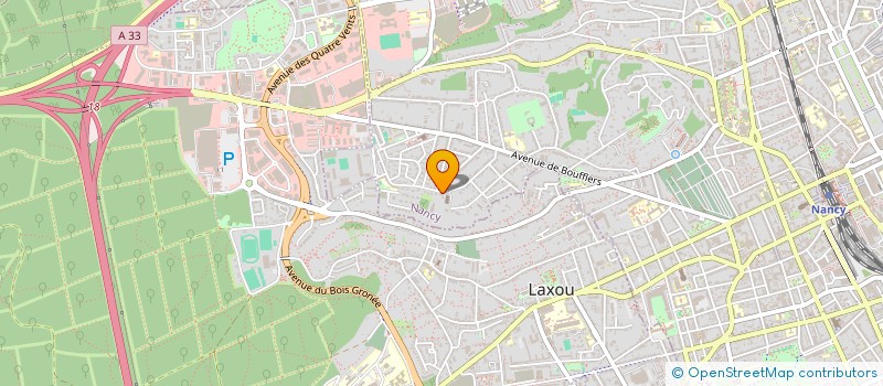 localisation de l'entreprise LES 3 P  NANCY