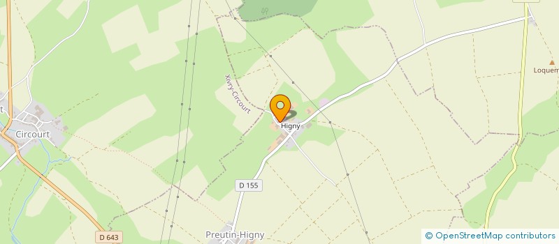 localisation de l'entreprise LES 3 P  PREUTIN-HIGNY