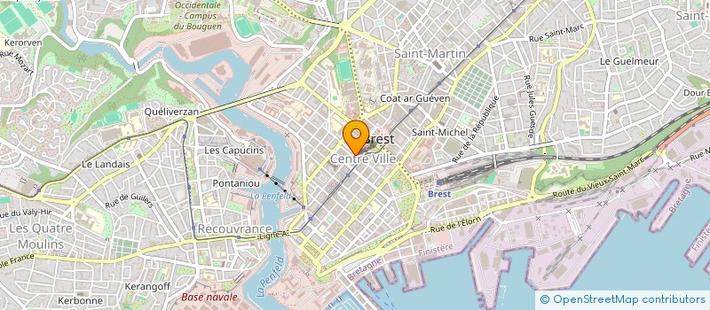localisation de l'entreprise LES 3 P à BREST