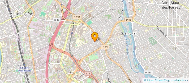 localisation de l'entreprise LES 3 PANDAS à CRETEIL