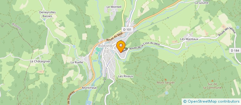 localisation de l'entreprise LES 3 PETITES DEMONES à RIOTORD