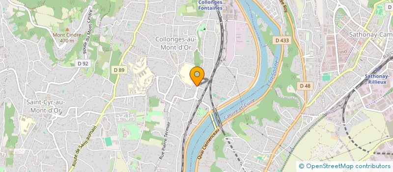localisation de l'entreprise LES 3 PETITES LYONNAISES  COLLONGES-AU-MONT-D'OR
