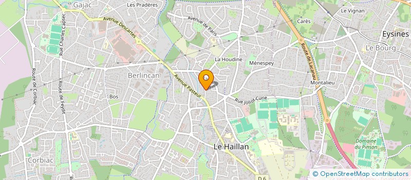 localisation de l'entreprise LES 3 PETITS  LE HAILLAN