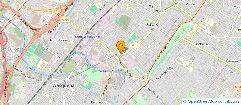 localisation de l'entreprise LES 3 PETITS BOUTS à CROIX