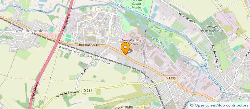 localisation de l'entreprise LES 3 PETITS CHATONS à AMIENS
