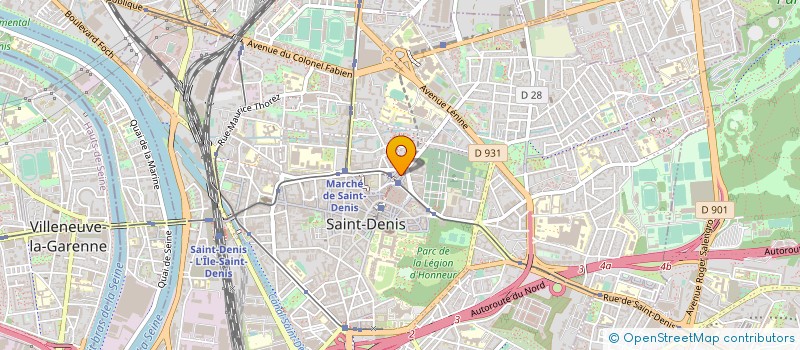 localisation de l'entreprise LES 3 PETITS DYONISIENS  SAINT-DENIS