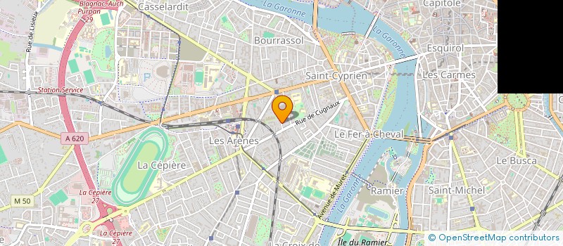 localisation de l'entreprise LES 3 PEUPLIERS à TOULOUSE