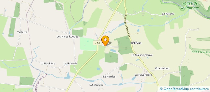 localisation de l'entreprise LES 3 PICS  CHAMPTOCE-SUR-LOIRE