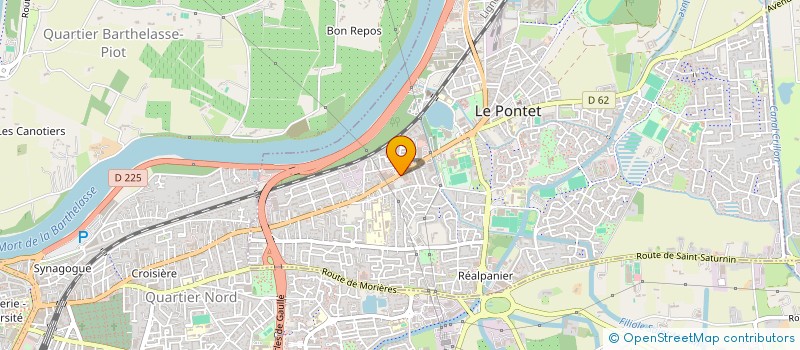 localisation de l'entreprise LES 3 PILIERS à LE PONTET