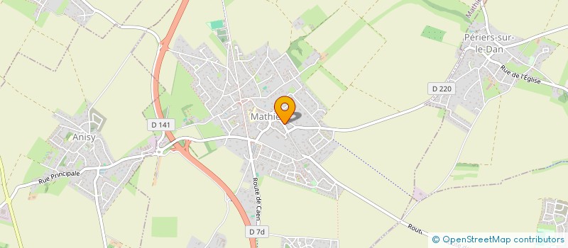 localisation de l'entreprise LES 3 PINS  MATHIEU