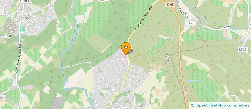 localisation de l'entreprise LES 3 PONTS  TEYRAN