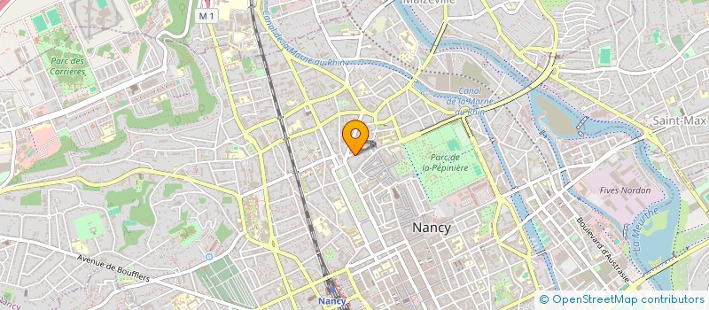 localisation de l'entreprise LES 3 PORTES  NANCY