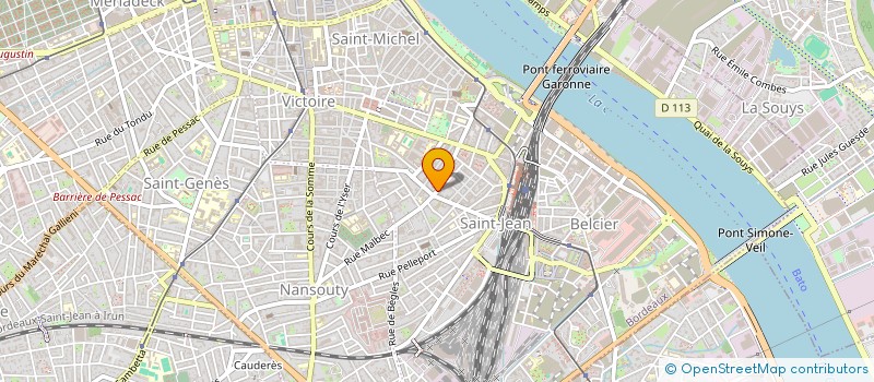 localisation de l'entreprise LES 3 PORTS D'AUDENGE à BORDEAUX