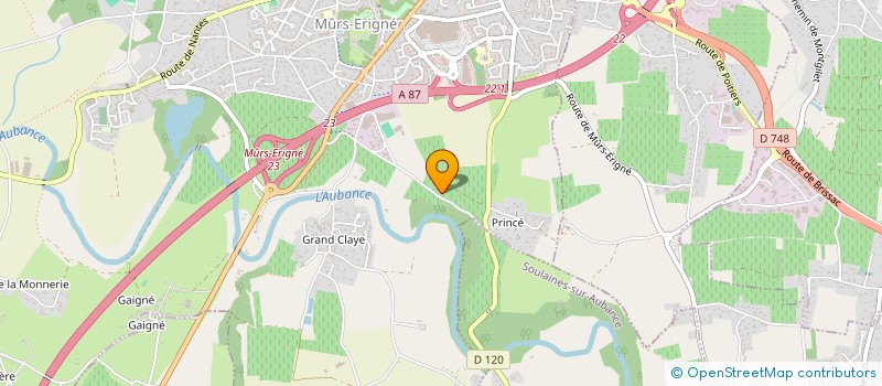 localisation de l'entreprise LES 3 R  SOULAINES-SUR-AUBANCE