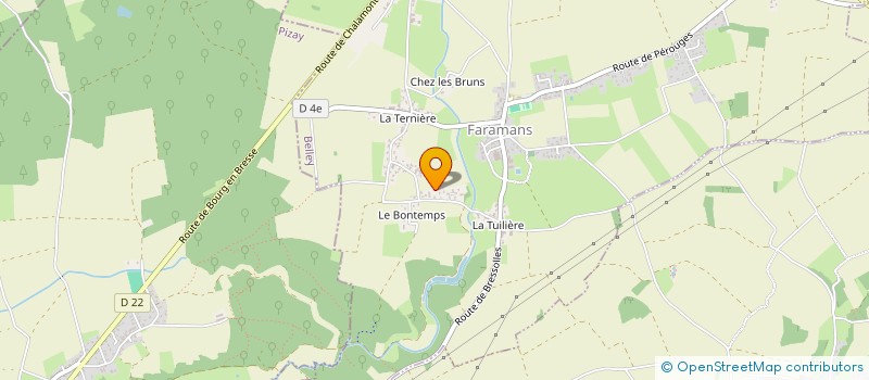 localisation de l'entreprise LES 3 R  FARAMANS