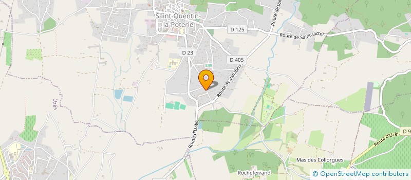 localisation de l'entreprise LES 3 R  SAINT-QUENTIN-LA-POTERIE
