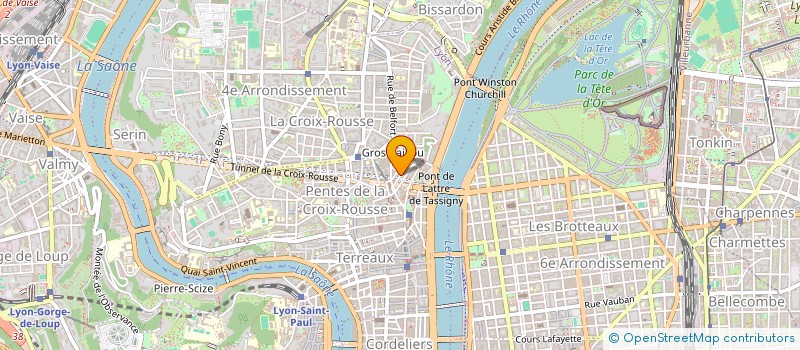 localisation de l'entreprise LES 3 RENARDS à LYON