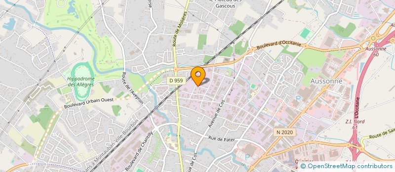 localisation de l'entreprise LES 3 RIVIERES 82  MONTAUBAN