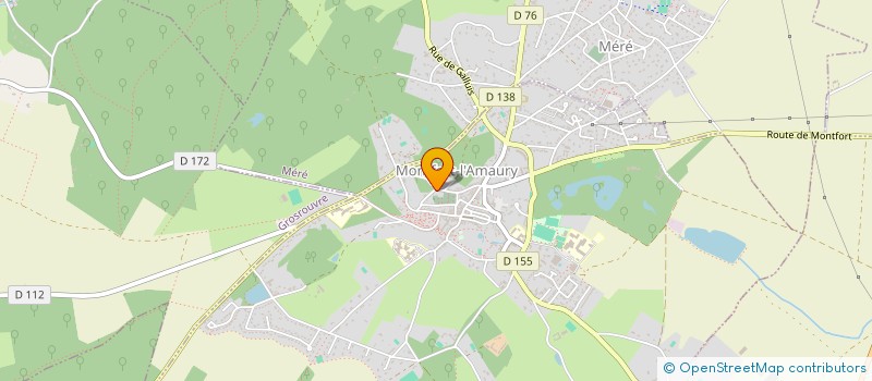 localisation de l'entreprise LES 3 ROIS  MONTFORT-L'AMAURY