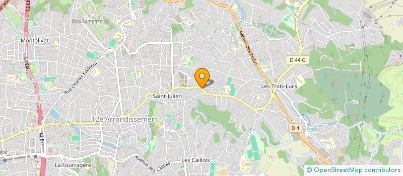 localisation de l'entreprise LES 3 ROSES à MARSEILLE