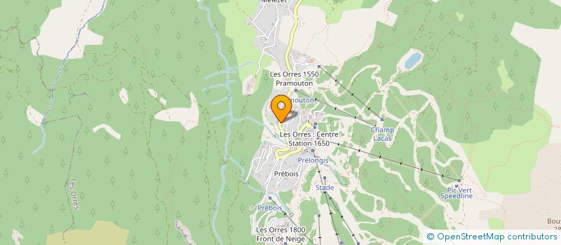 localisation de l'entreprise LES 3 S  LES ORRES