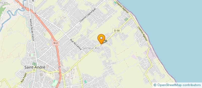 localisation de l'entreprise LES 3 S à SAINT-ANDRE