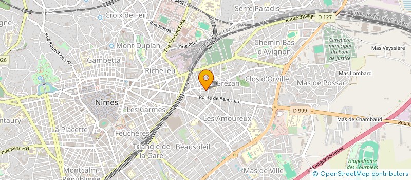 localisation de l'entreprise LES 3 S  NIMES