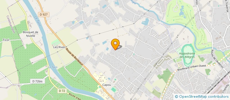 localisation de l'entreprise LES 3 S  MONTAUBAN