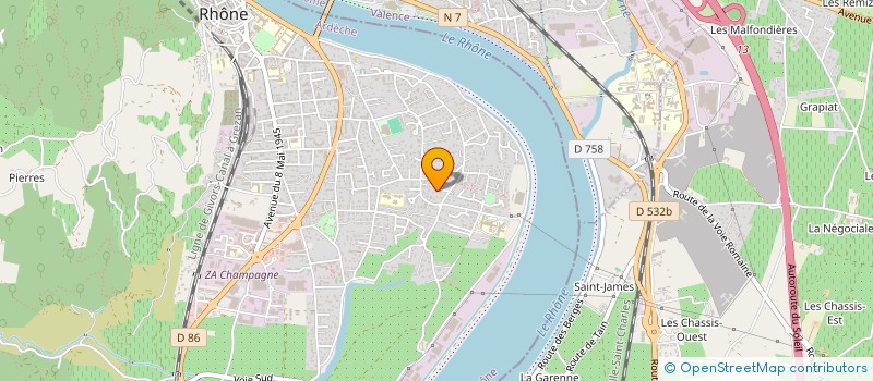 localisation de l'entreprise LES 3 S à TOURNON-SUR-RHONE