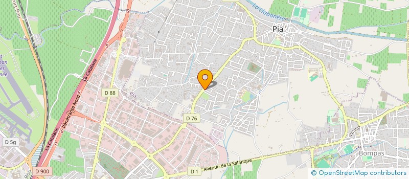 localisation de l'entreprise LES 3 S  PIA