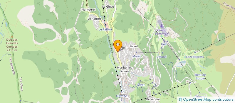 localisation de l'entreprise LES 3 S - FALCOZ à LES ALLUES