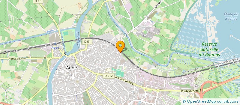 localisation de l'entreprise LES 3 S FAMILY  AGDE