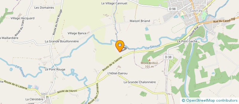 localisation de l'entreprise LES 3 SAINTS  VER