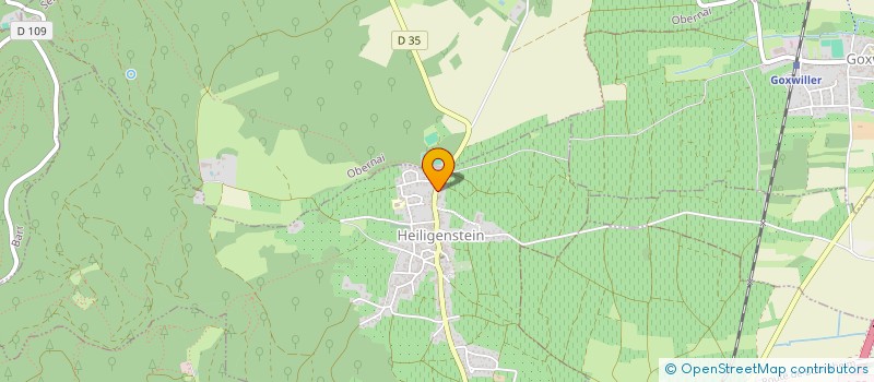 localisation de l'entreprise LES 3 SAPINS  LE HOHWALD