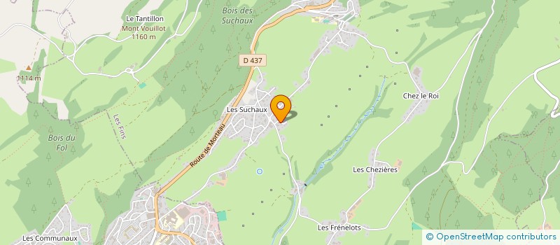 localisation de l'entreprise LES 3 SAPINS  LES FINS