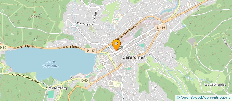 localisation de l'entreprise LES 3 SITES GERARDMER LA BRESSE XONRUPT  GERARDMER