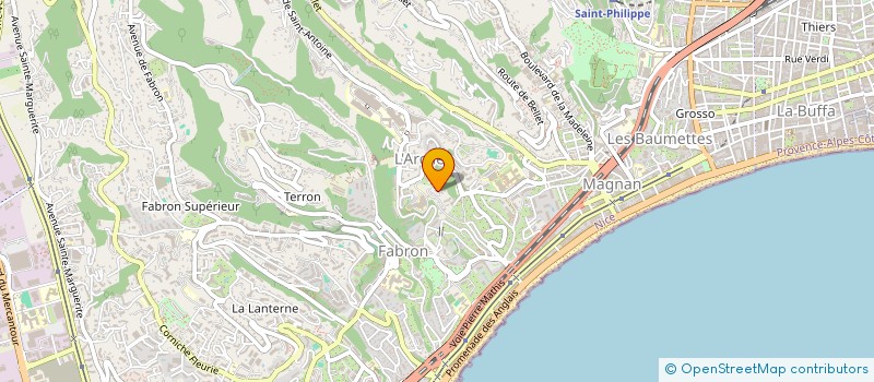 localisation de l'entreprise LES 3 SOEURS à NICE
