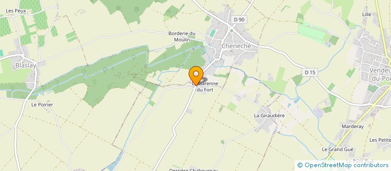 localisation de l'entreprise LES 3 SOEURS  CHABOURNAY