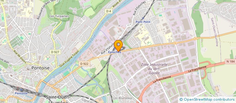 localisation de l'entreprise LES 3 SOLEILS  SAINT-OUEN-L'AUMONE