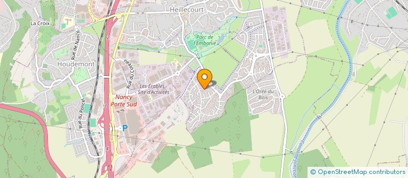 localisation de l'entreprise LES 3  SOLEILS  HEILLECOURT